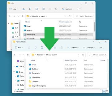 Windows 11: Sharing files to yourself